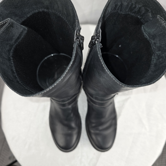 Eric Michael Laguna Black Moto Boots - Picture 8 of 13